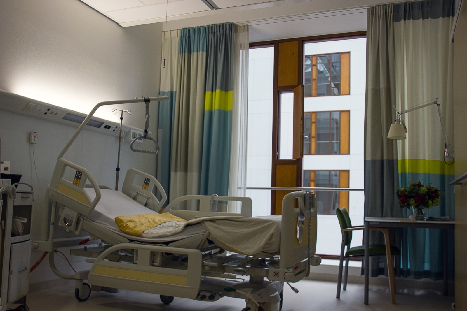 Patientenzimmer eines Krankenhauses