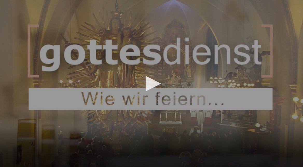 Startbildschirm der Reihe 'Gottesdienst'