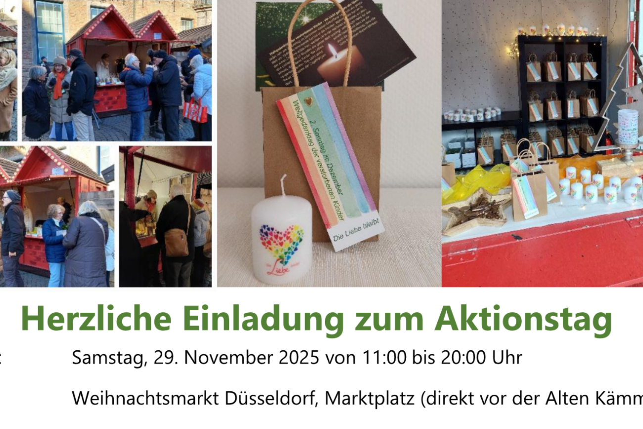 Einladung zum Aktionstag am Sa. 29.11.2025
