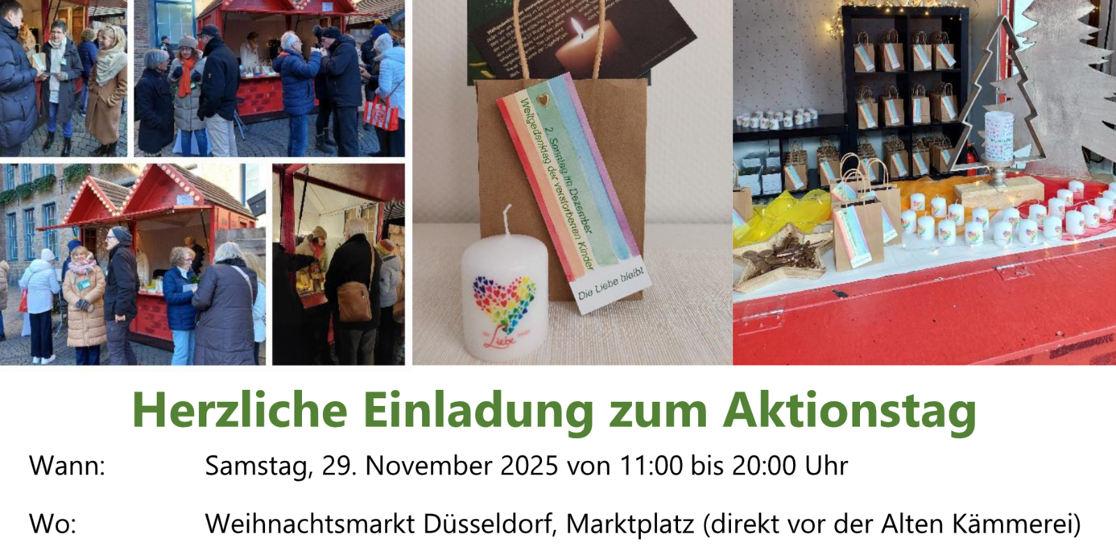 Einladung zum Aktionstag am Sa. 29.11.2025