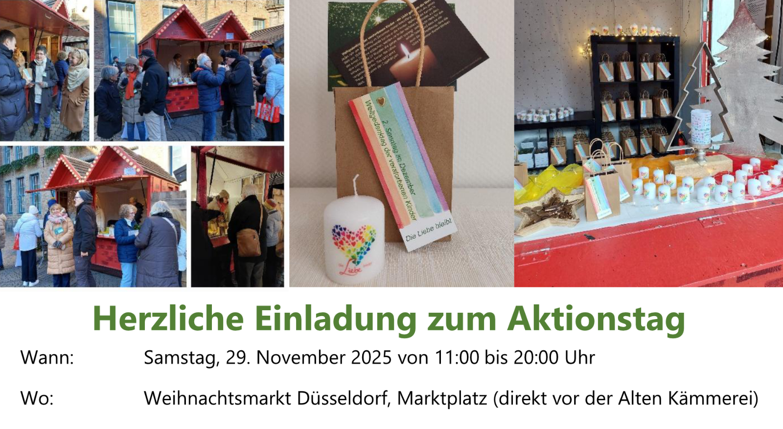 Einladung zum Aktionstag am Sa. 29.11.2025