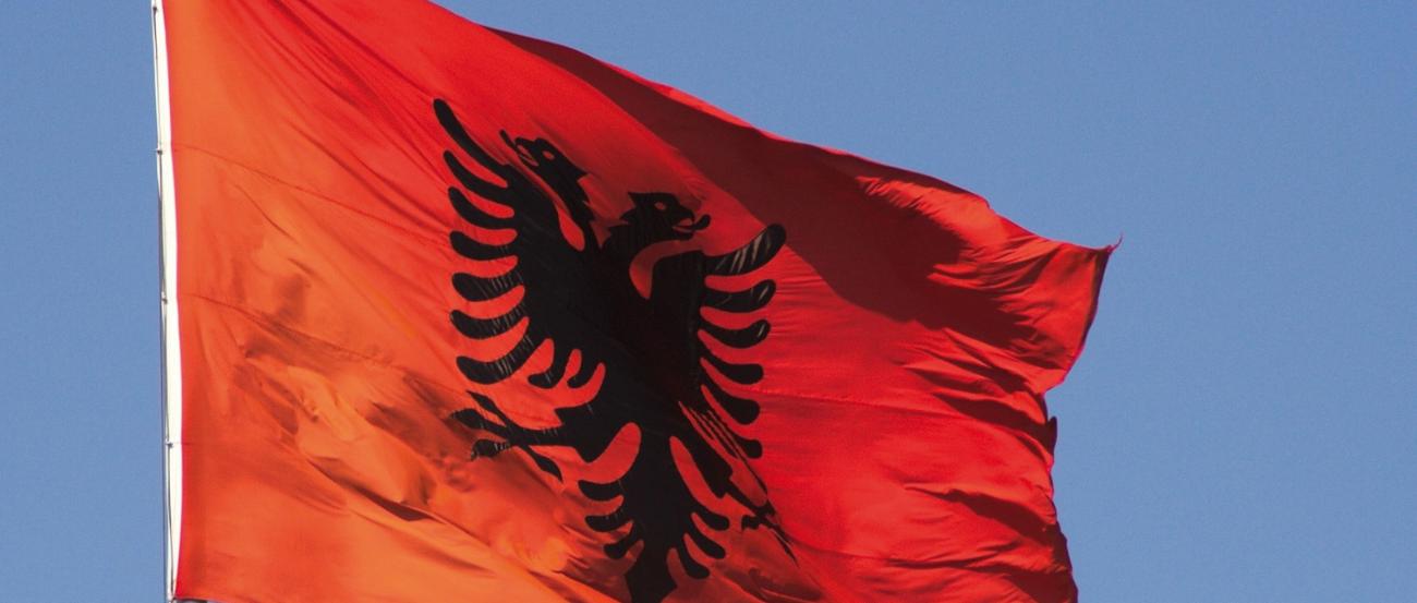 Albanien-Fahne