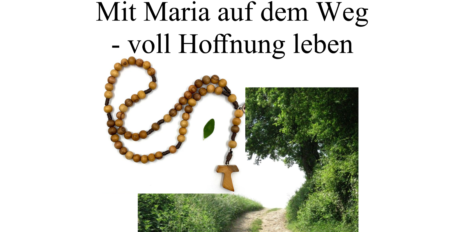 Einladungsplakat Rosenkranzandacht 2026