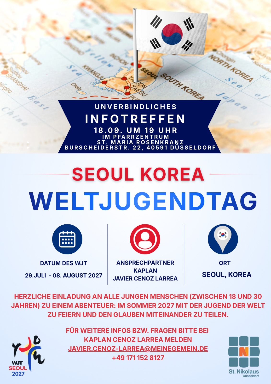 Flyer Infotreffen Korea