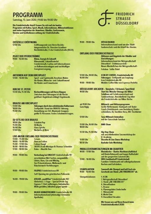 Friedrichstrassenfest-duesseldorf-20260613Programm