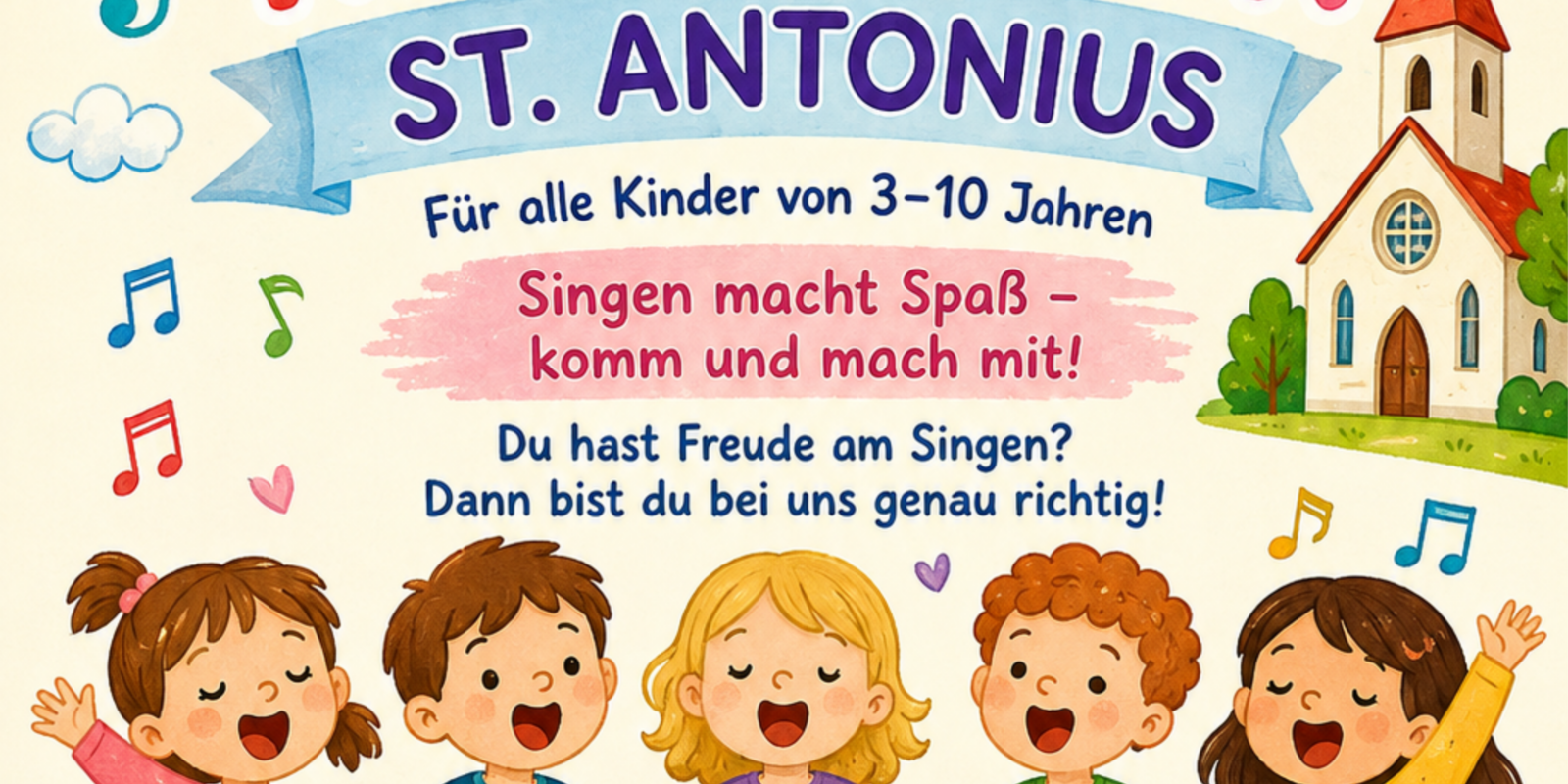 Kinderchor_St_Antonius_Plakat_Ausschnitt