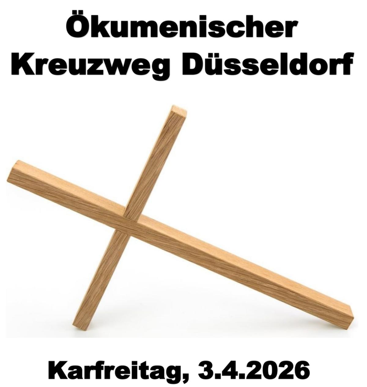 Plakat Ökumenischer Kreuzweg 2026