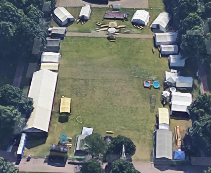 Das Superbilk-Gelände im BuGa-Park