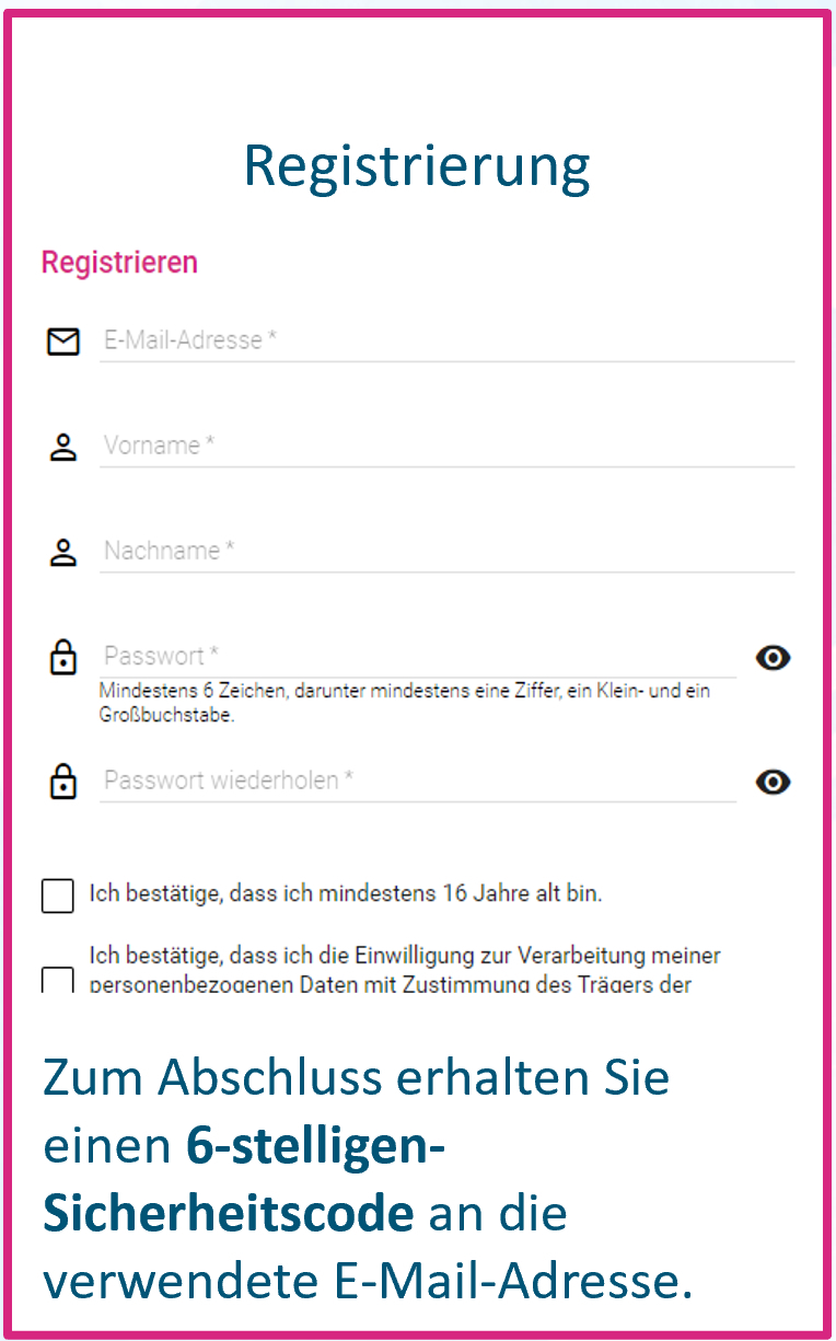 Cocuun - Registrierung
