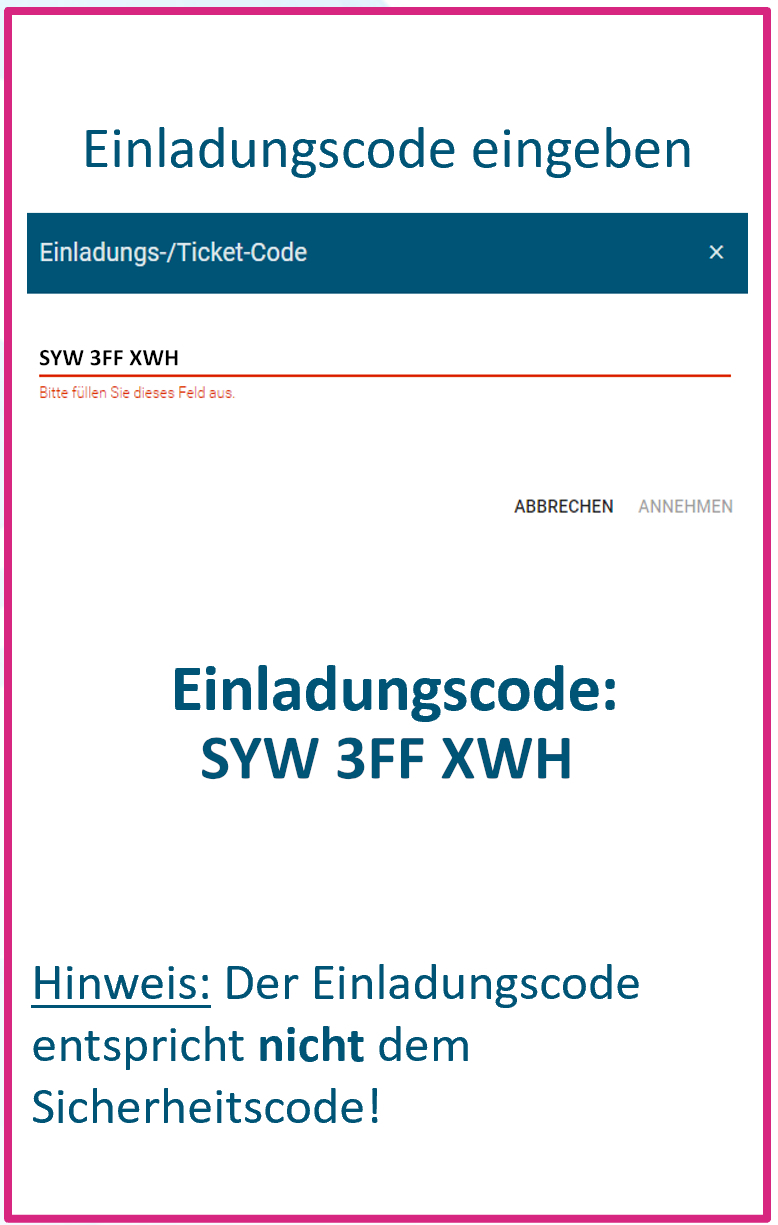Cocuun - Einladung